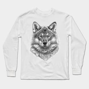 Wolf face G21-003 Long Sleeve T-Shirt